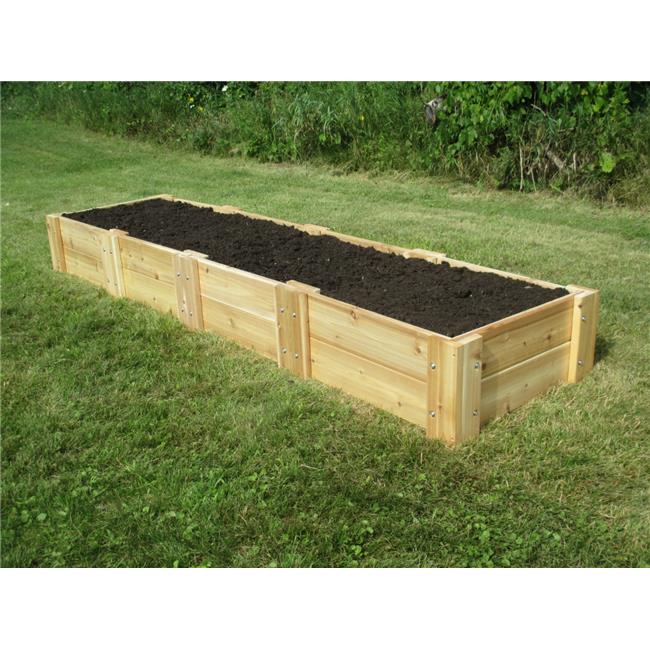 Infinite Cedar RB2x8x11 Cedar Raised Garden Bed&#44; 2 ft. x 8 ft. x 11 in.