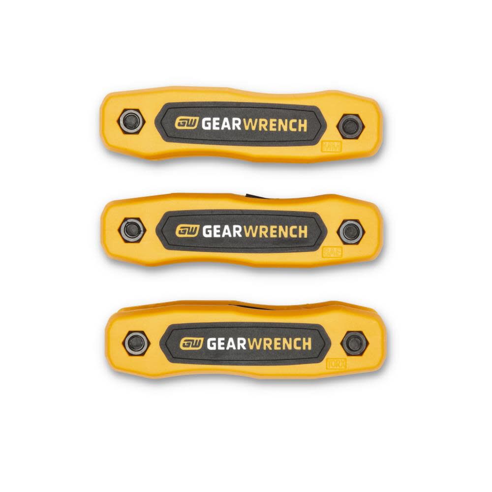 GEARWRENCH Folding Hex Key Set SAE/Metric/Torx 25pc 83512 from GEARWRENCH