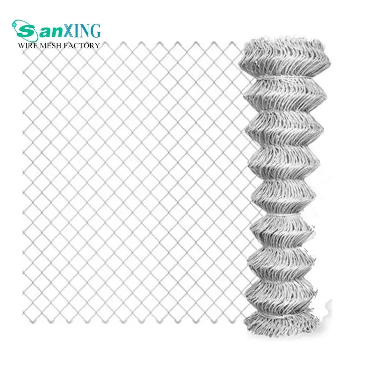 Professional factory supply good price galvanized chain link fence