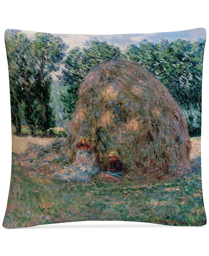 Baldwin Claude Monet Haystacks Decorative Pillow， 16