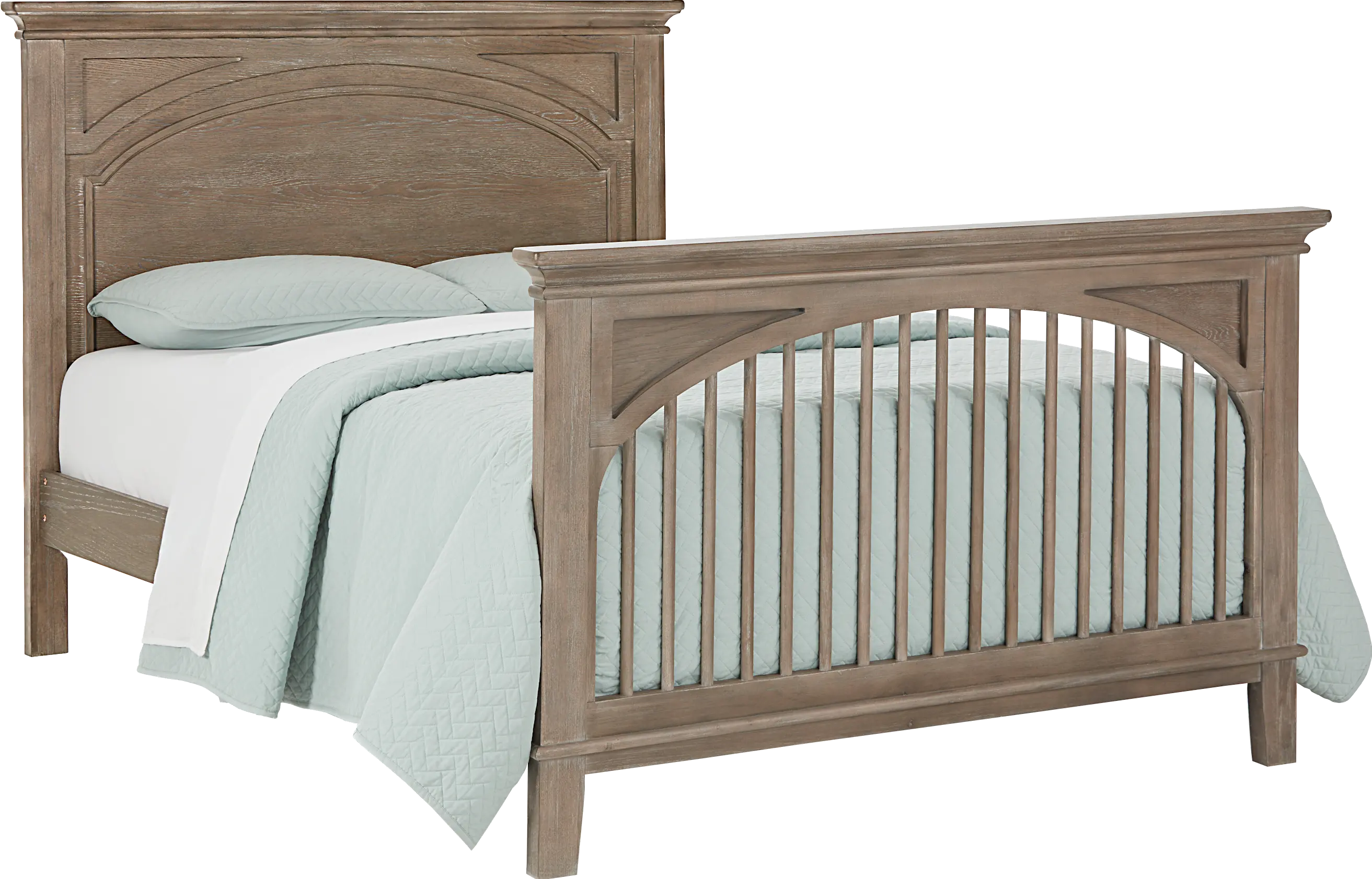 Leland Light Brown Covertible Crib