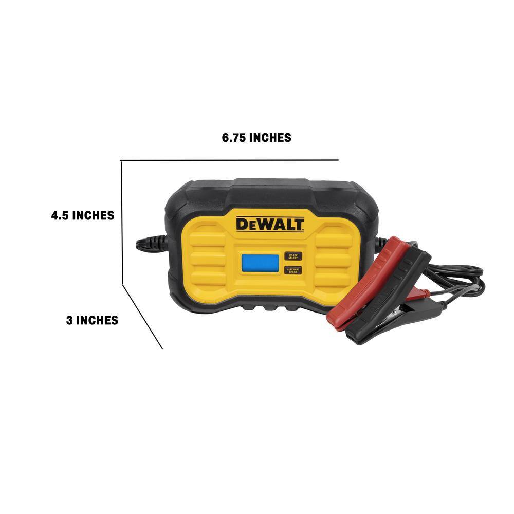 DW Professional 10 Amp Battery Charger Battery Maintainer Battery Trickle Charger DXAEC10