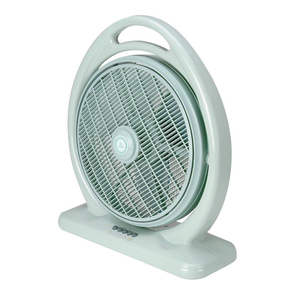 SPT 14 in. 3-Speeds Box Fan with Louver Rotation SF-1414A