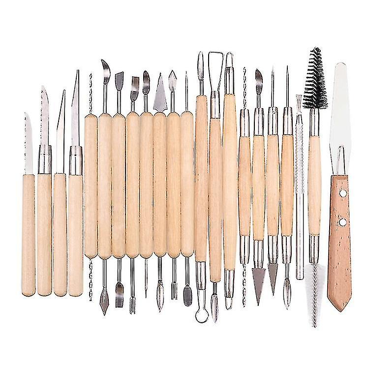 Clay Tools Kit， 22 Pcs Polymer Clay Tools， Ceramics Clay Sculpting Tools Kits， Air Dry Clay Tool Set