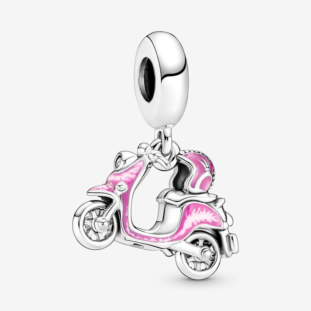 PANDORA  Pink Scooter Dangle Charm