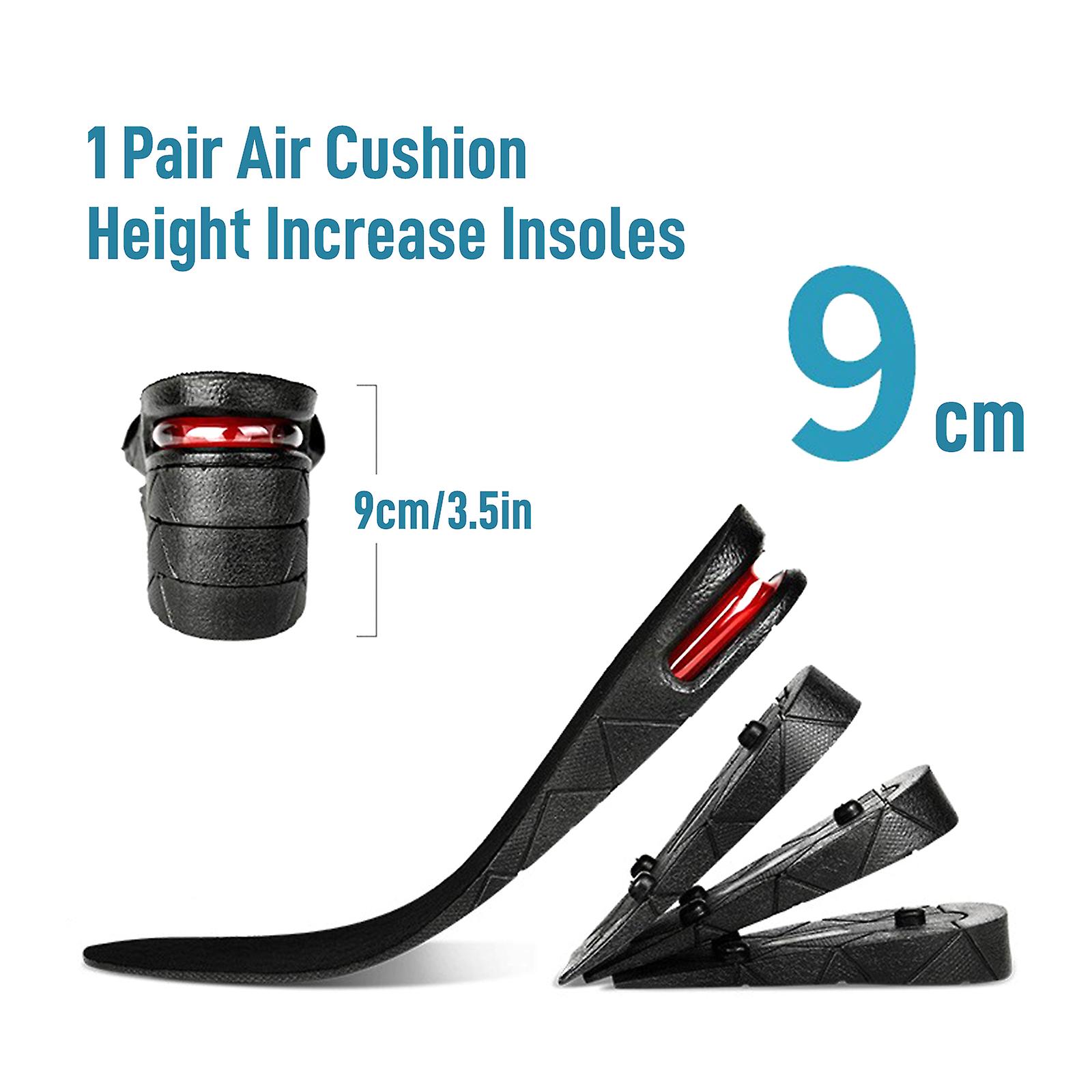 (9cm， 1 Pair) Air Cushion Raised Insole