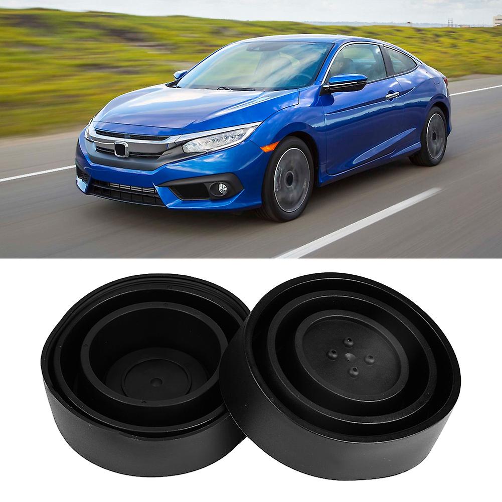 2pcs Universal Sealed Rubber Car Led Headlight Dust Cover Housing Seal Cap 100mm Black Type C