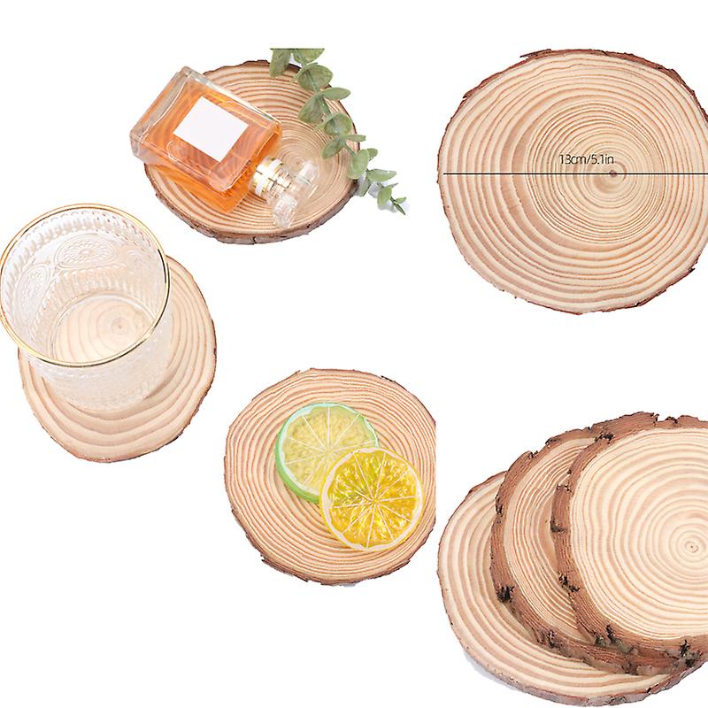 3Pcs Wooden Table Coasters for Tabletop Protection