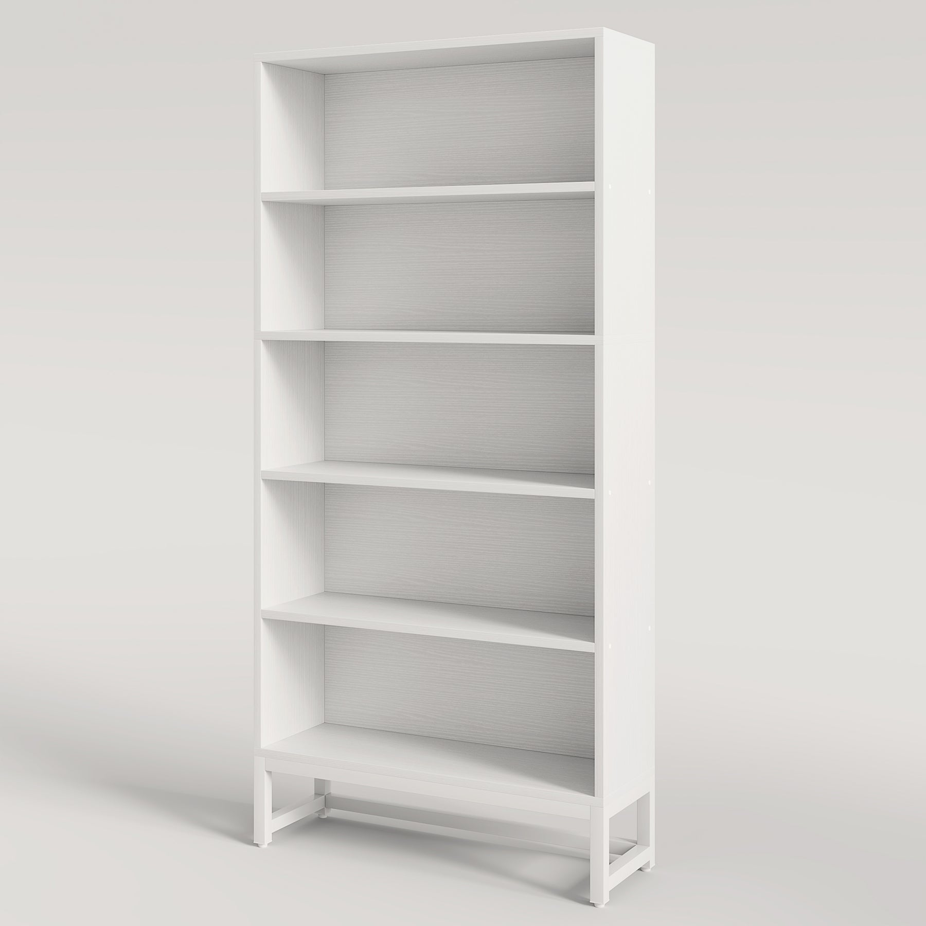 70.8 Bookcase, Large Bookshelf Organizer with 5-Tier Storage Shelves