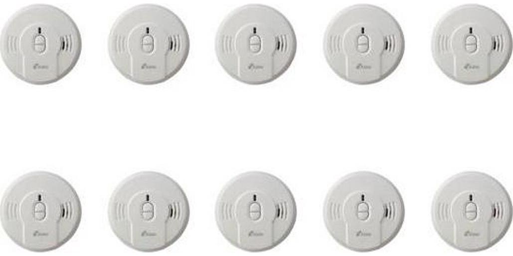 Kidde Sealed Lithium Battery Power Smoke Alarm I9010. 10 Pack.