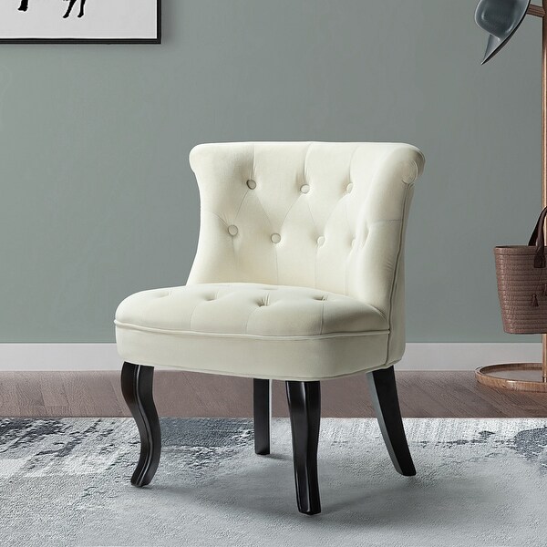 Christi Upholstered Tufted Wingback Accent Chair by HULALA HOME