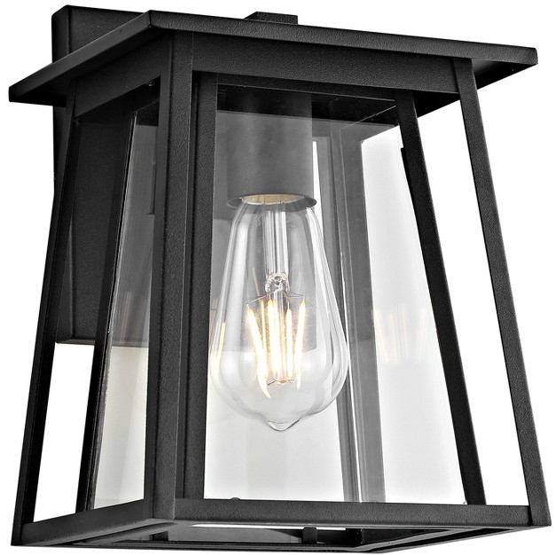 Stern Outdoor Wall Lantern Black Safavieh