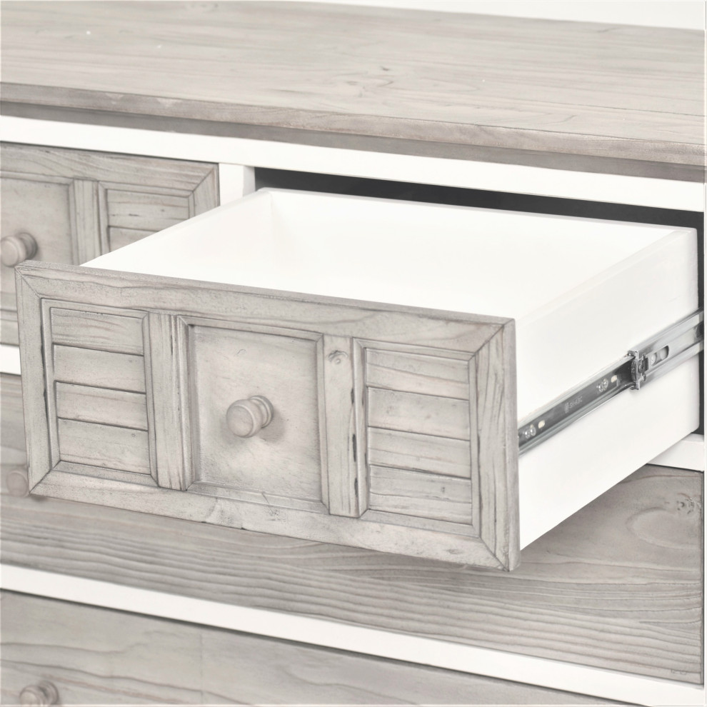 Islamorada 4 Drawer Chest/Single Chest   Beach Style   Accent Chests And Cabinets   by Sea Winds Trading  Houzz