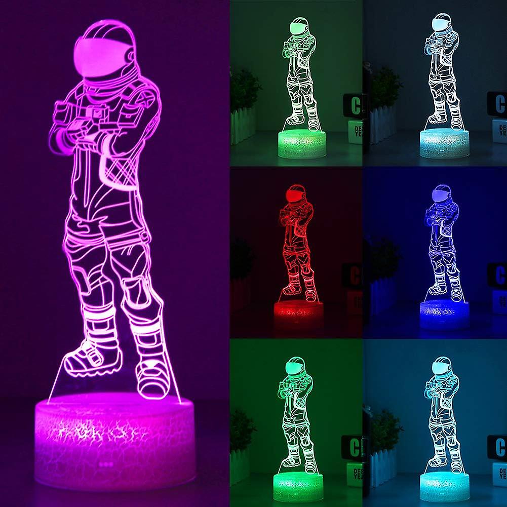 Fortress Night Game Series 3d Table Light Led Colorful Touch Remote Control Christmas Night Light