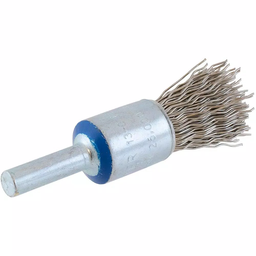 WALTER SURFACE TECHNOLOGIES 0.5 in. Mounted Brush with Crimped Wires and#8211; XDC Depot