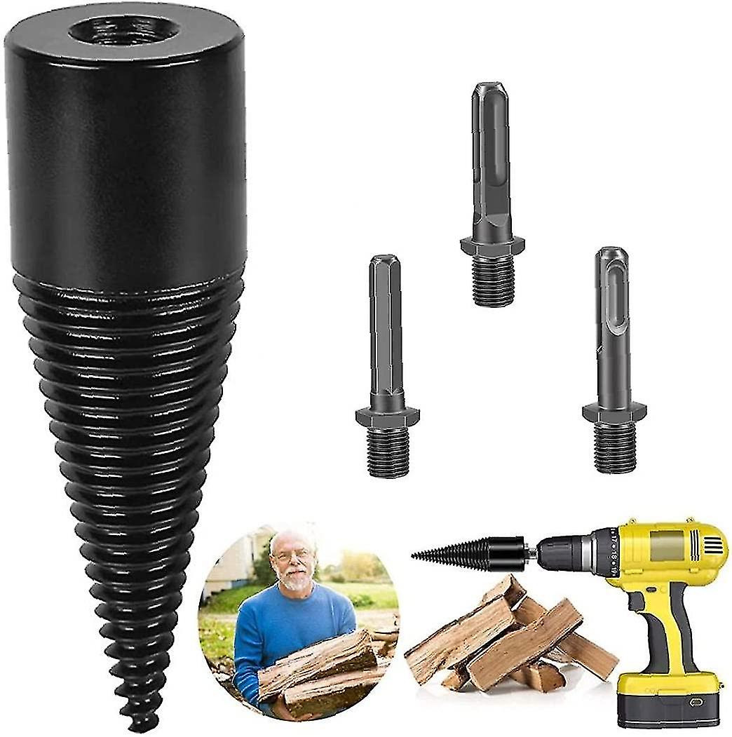 Drill Chuck Wood Cone Separator Wood Drill Bit Separator Woodworking Drill Bit Heavy Duty Screw Drill Bit Cone Screw Separator With Cone/round Square/