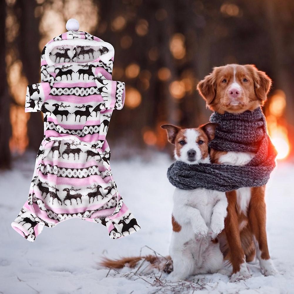 Plush Winter Cute Warm Comfortable Dog Clothes Hoodies For Small Dogs Puppy Coat Clothing Outfit