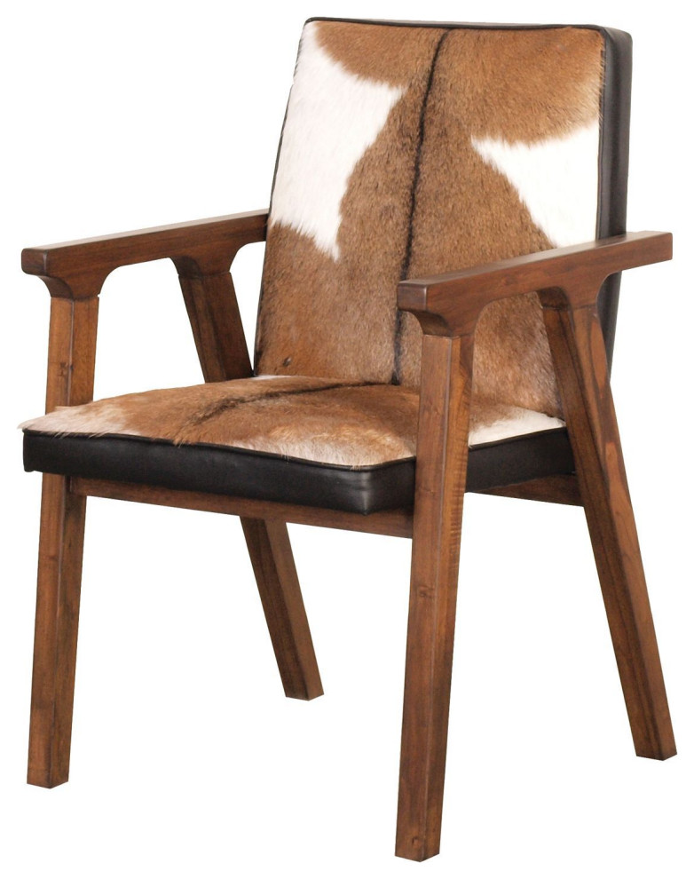 Rio Cool Armchair  Black/Brown/White   Southwestern   Dining Chairs   by LH Imports  Houzz