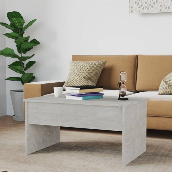 Coffee Table Concrete Gray 31.5