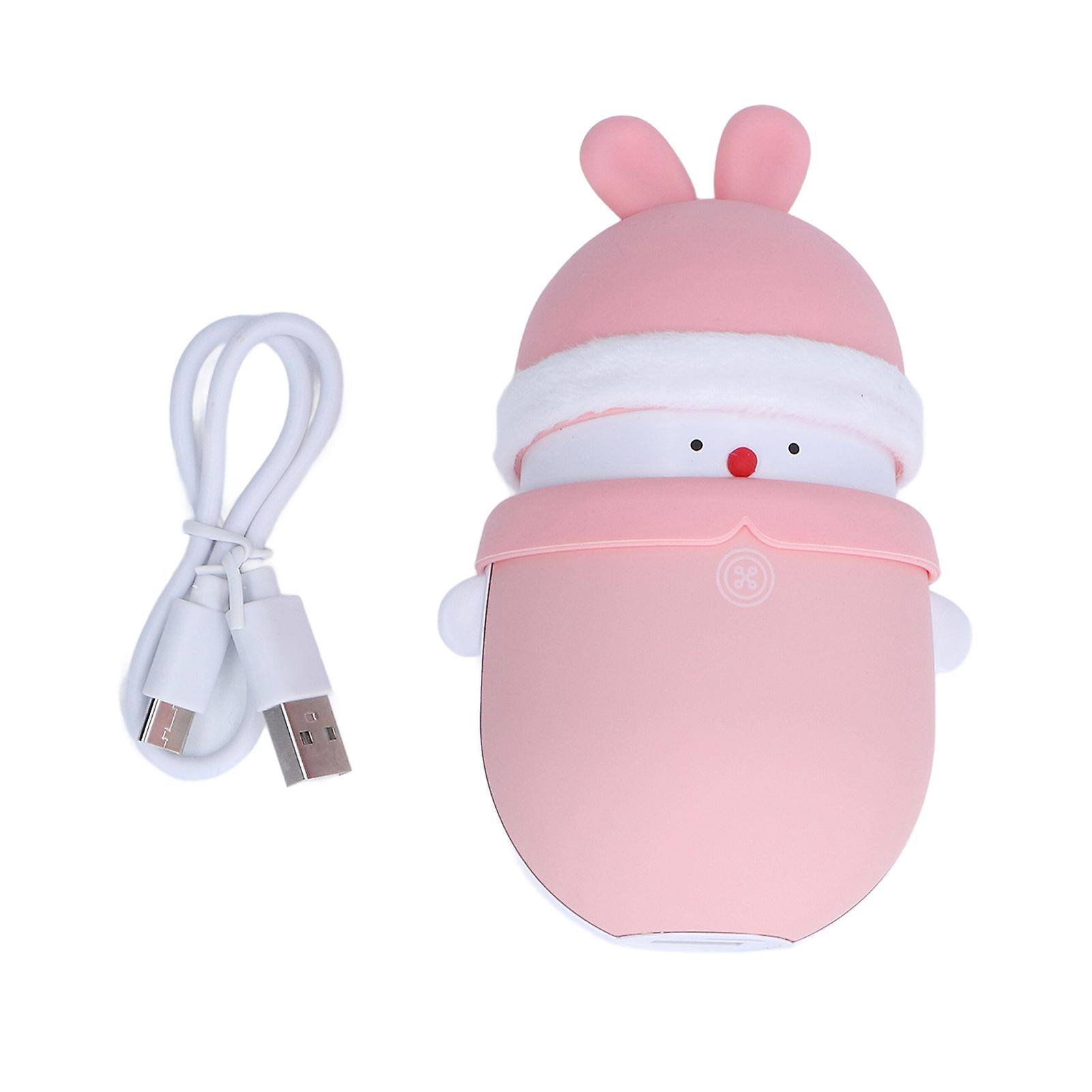 Portable Hand Warmer Rabbits Shape Two Levels Adjusted Comfortable Grip Small Volume Safe Use Cute Hand Warmer