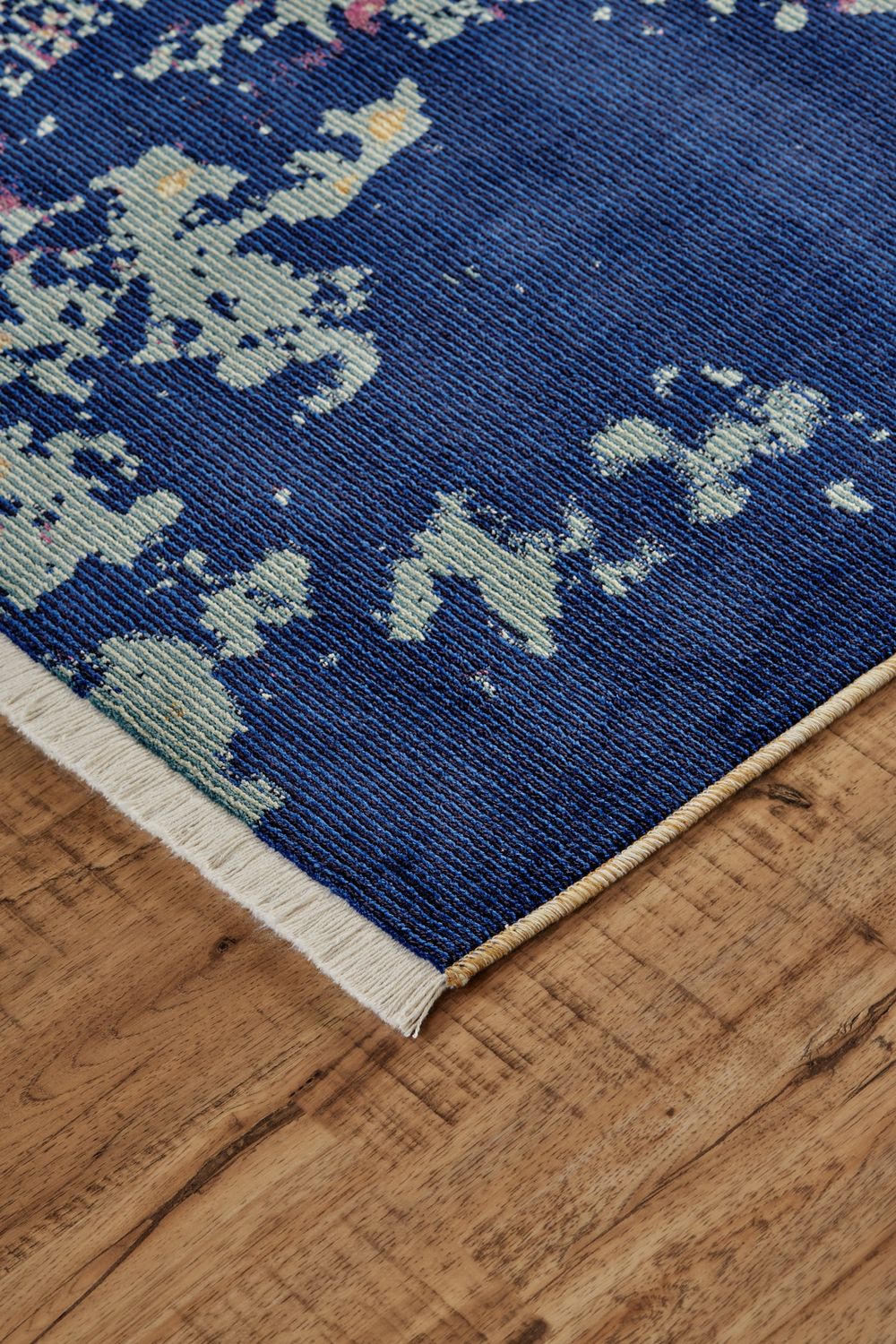 Tessina Blue and Purple Rug by BD Fine