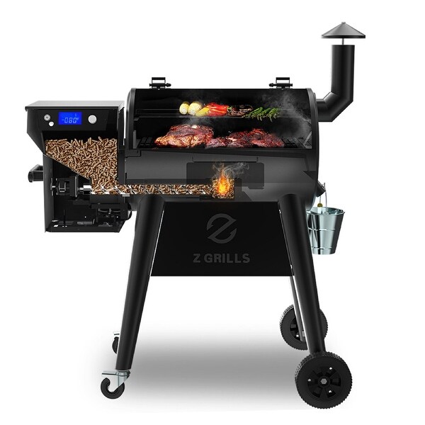 Z Grills 2022 NEW model pellet grill and smoker 450B with a PID controller