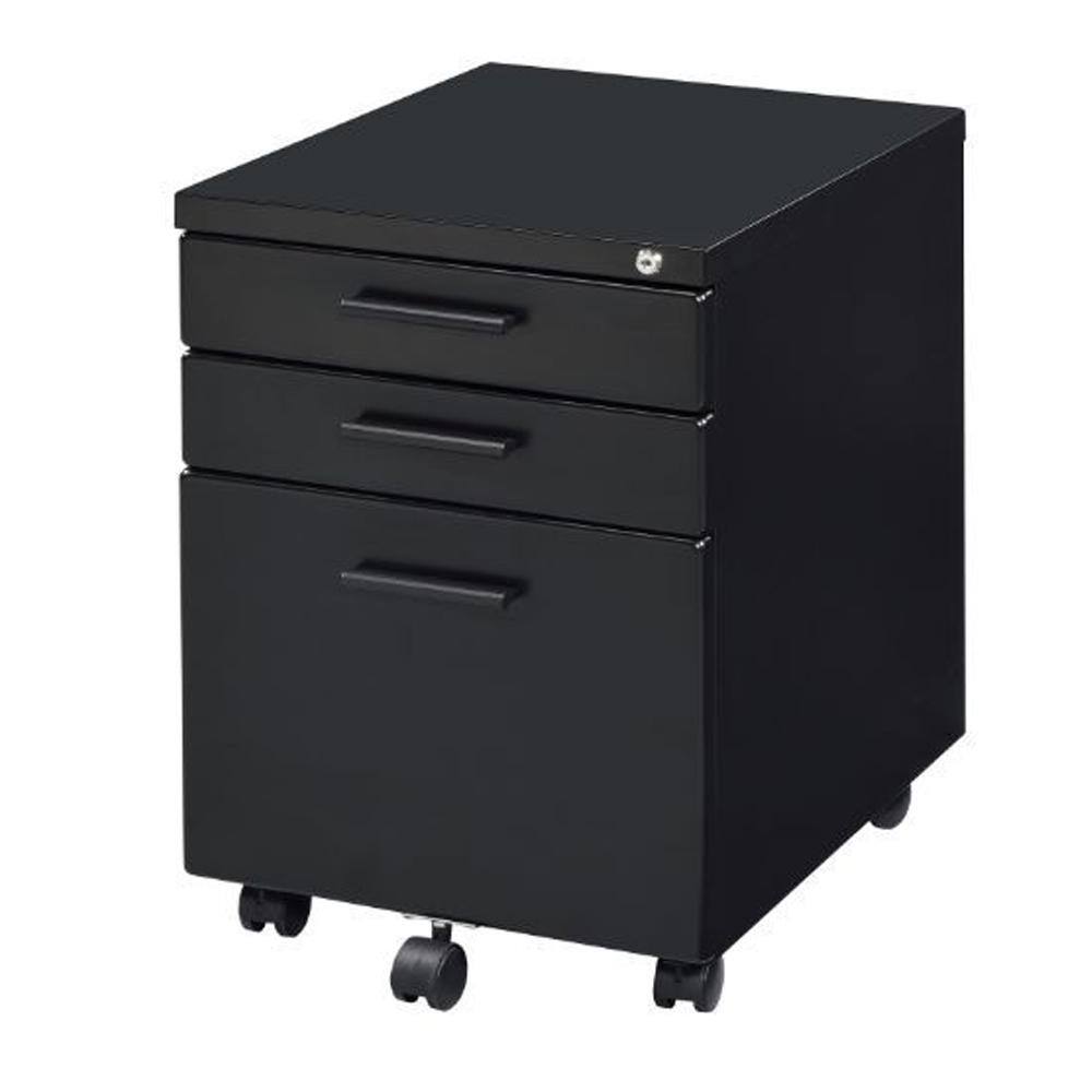 Acme Furniture Peden Black File Cabinet with Drawers 92880