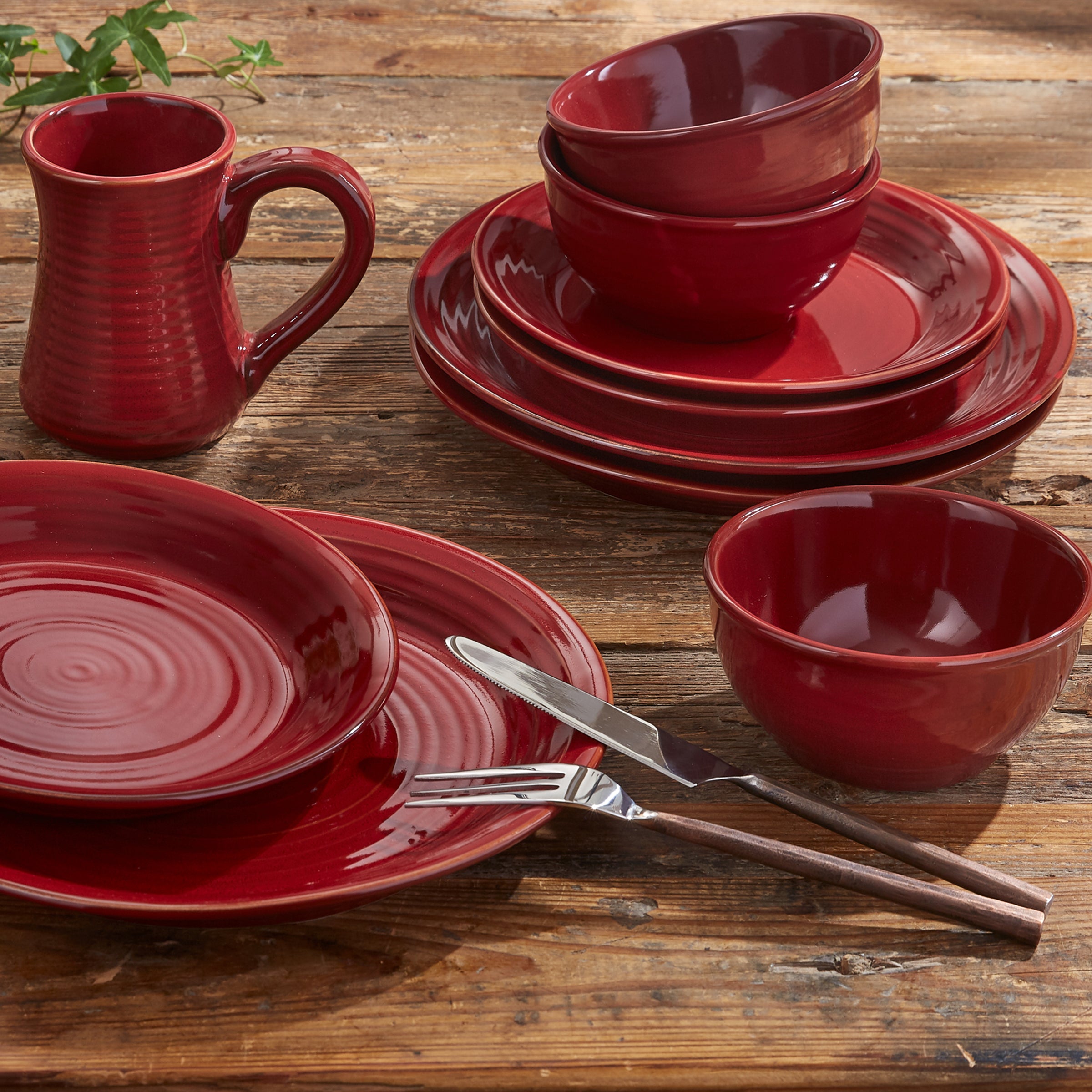 ASPEN CEREAL BOWL SOLID RED