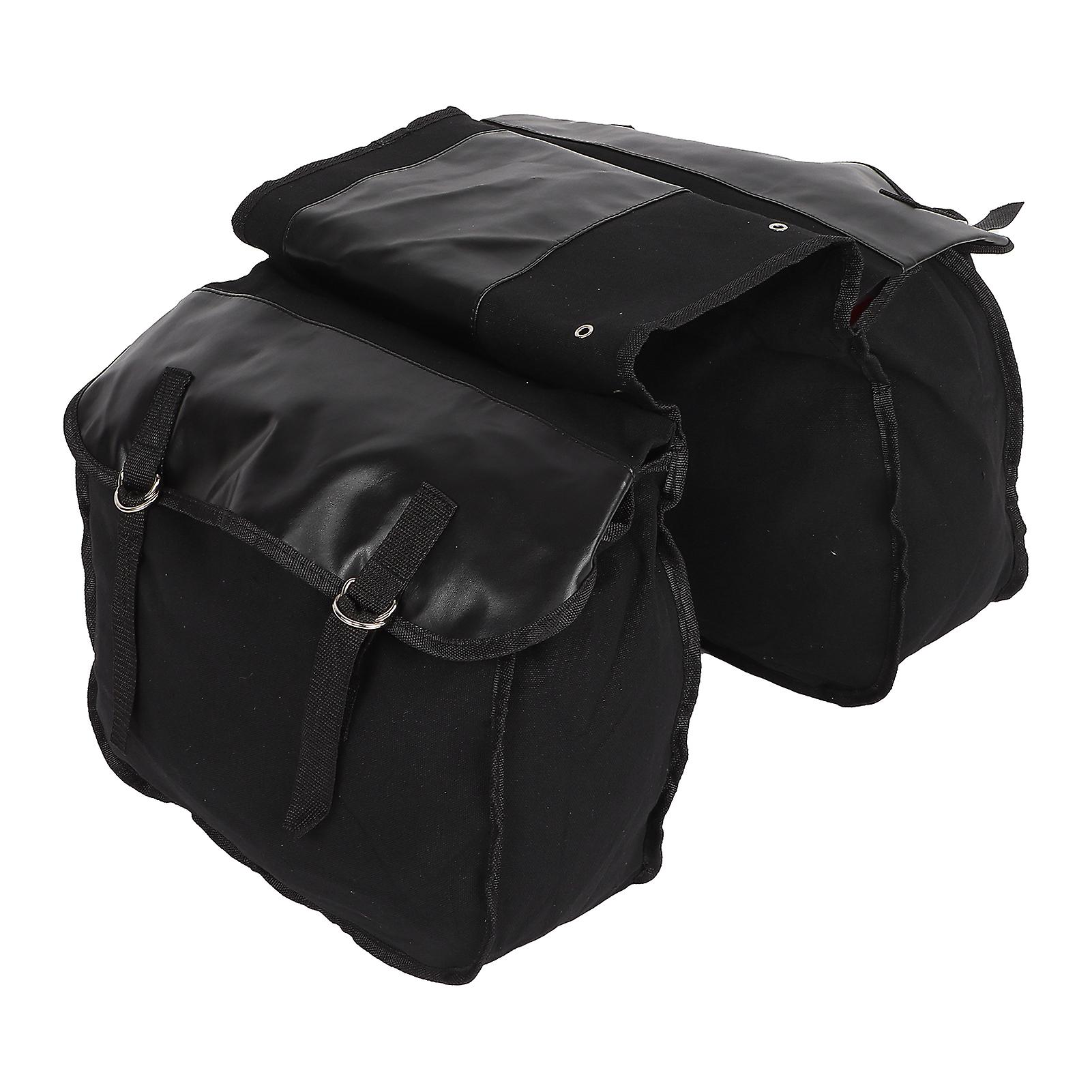 Bike Trunk Bag Large Capacity Bicycle Rear Rack Carrier Bag For Mountain Bike Cyclingblack