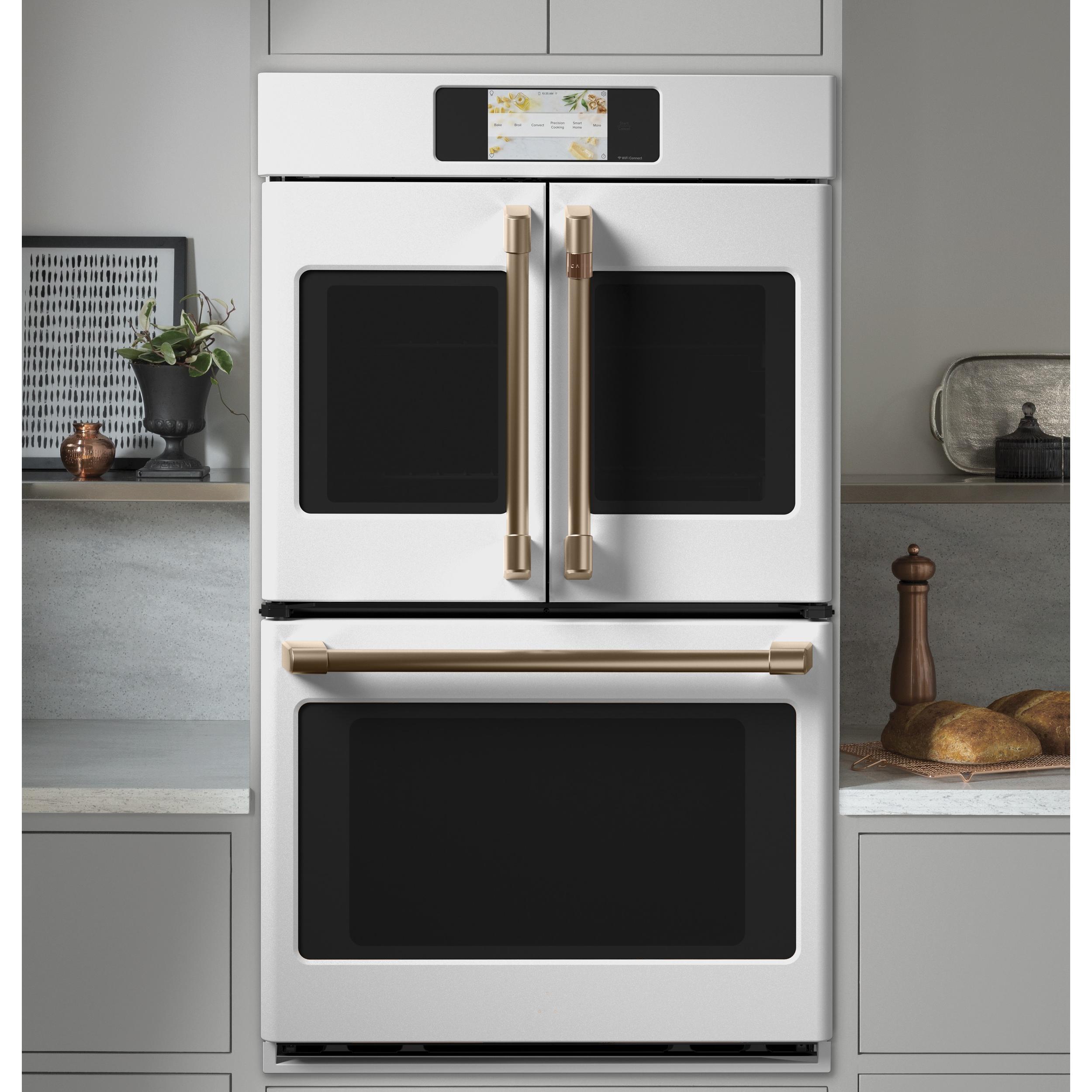 Caf¨¦ 30-inch, 10 cu. ft. Double Wall Oven with Convection CTD90FP4NW2