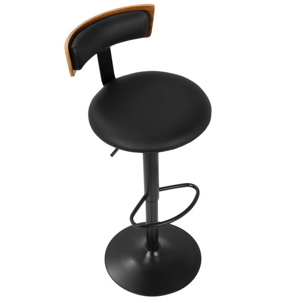 LumiSource Weller Contemporary Adjustable Bar Stool