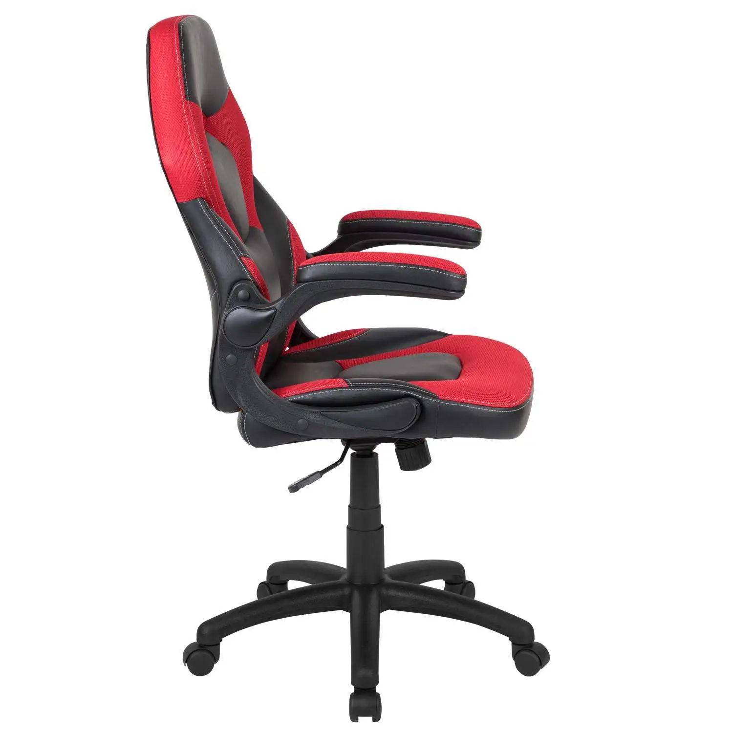 X10 Black/Red Leather/Mesh Office Chair