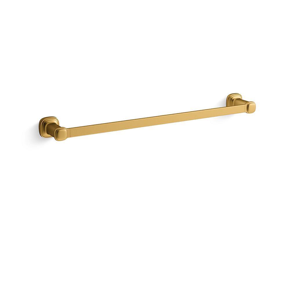 KOHLER Numista 24 in. Towel Bar in Vibrant Brushed Moderne Brass R30660-2MB