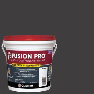 Custom Building Products Fusion Pro #60 Charcoal 1 gal. Single Component Stain Proof Grout FP601-2T