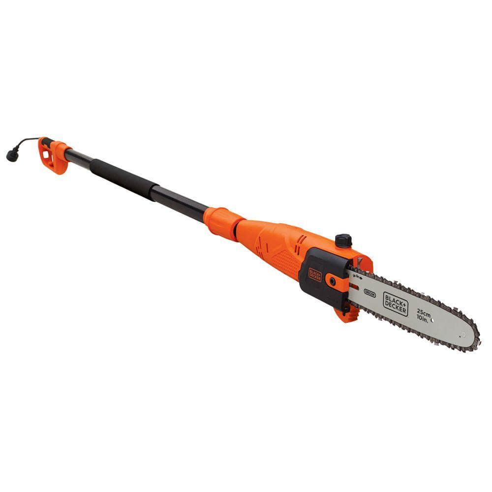 BLACKDECKER 10 in 65 AMP Corded Electric Pole Saw with Automatic Oiler