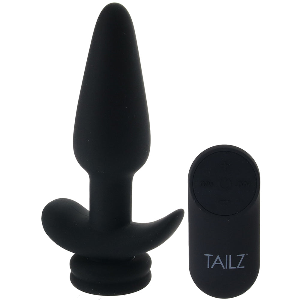 Tailz Snap-On Anal Vibe and 3 Interchangeable Tails Set