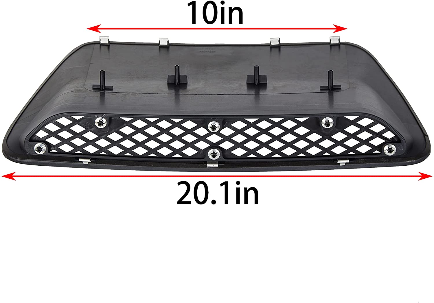 Kojem Hood Scoop Molding Bezel Compatible with 2004 2005 Dodge Ram 1500 SRT Replace for Part Number YL23TZZAB 5029770AA