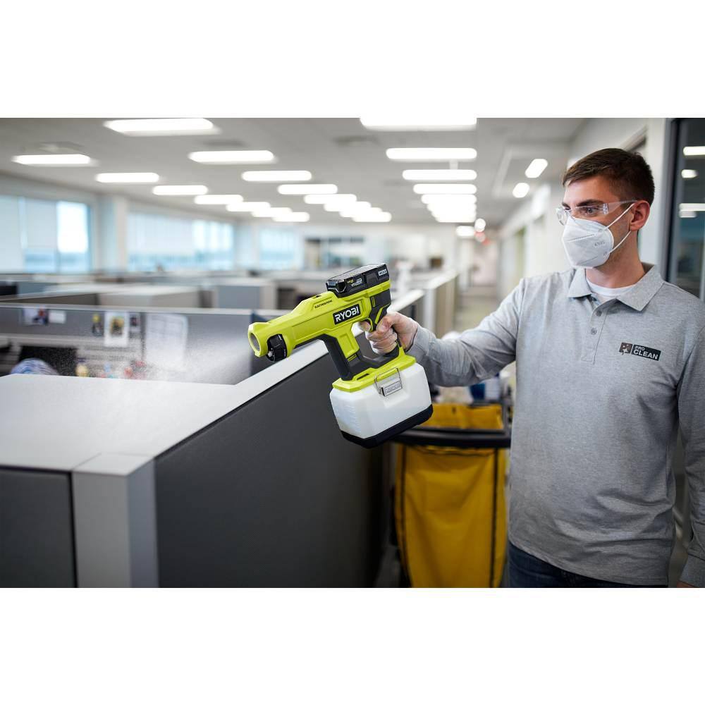 RYOBI ONE+ 18V Cordless Handheld Electrostatic Sprayer (Tool Only) PSP02B