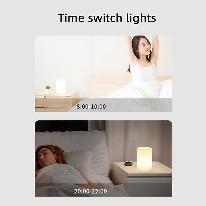 Tuya Wifi Smart Night Light Mp App Voice Control Rgb Led Desk Lamp Coffee Bar Party Table Light Work With Alexa Google Home/echo