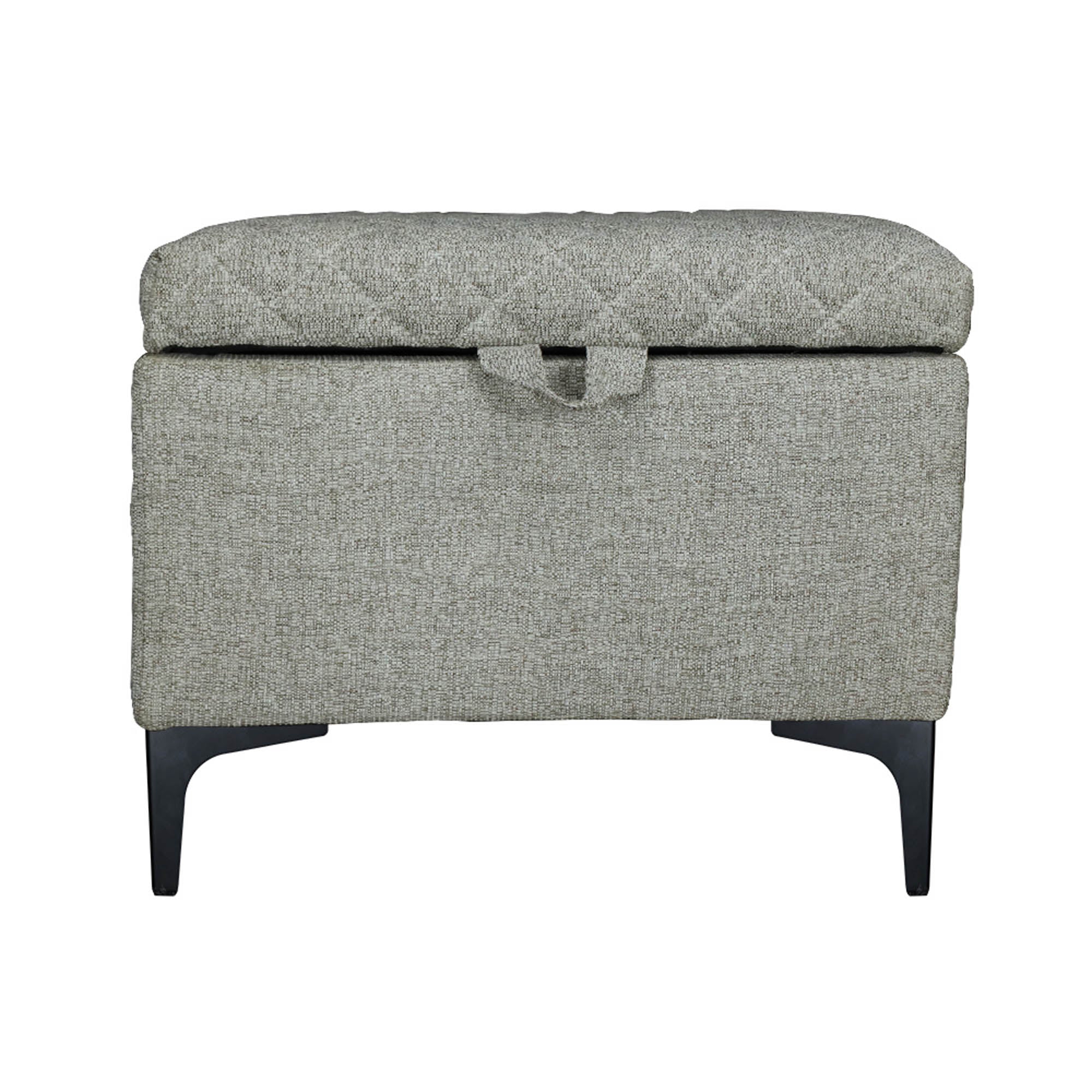 Reece Storage Ottoman - Tan