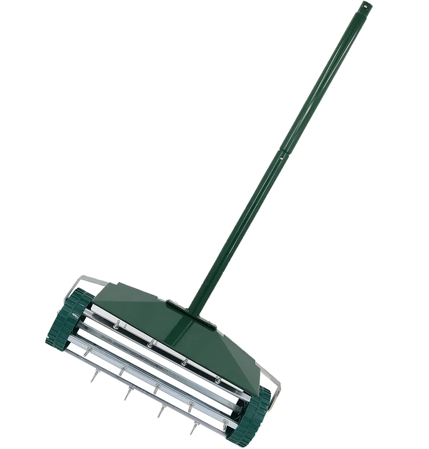 Garden Hand Tools Manual Rolling Spiked Scarifier Lawn Roller Lawn Aerator