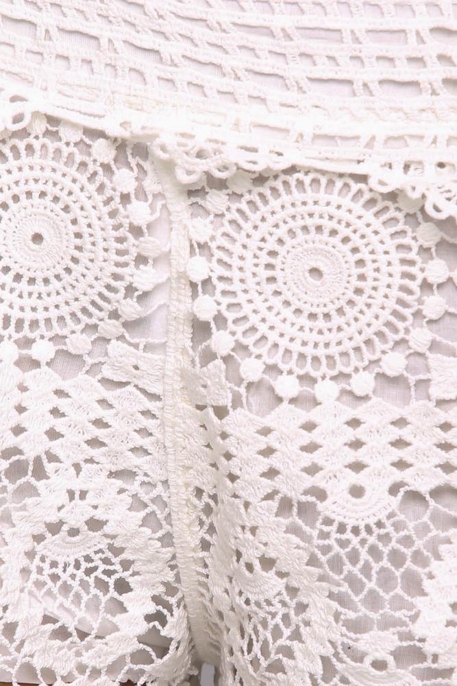 Happy Lace Shorts White