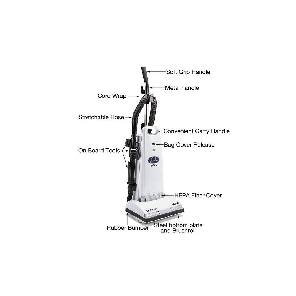 Prolux 6000 New Upright Washable HEPA Vacuum Cleaner Prolux_6000