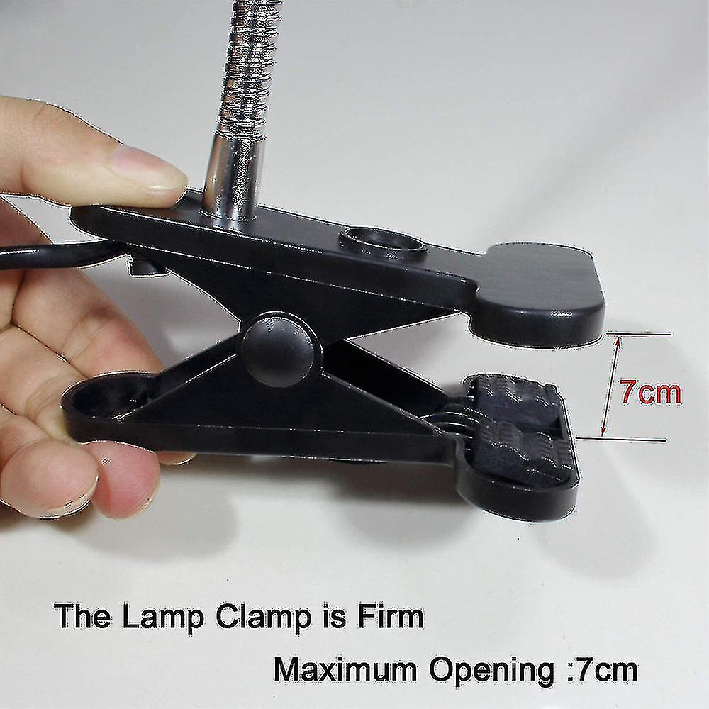 Heat Lamp For Reptiles Turtle，clamp Lamp Holder With Halogen Bulb，heating Lamp For Reptile And Amphibian Habitat Basking