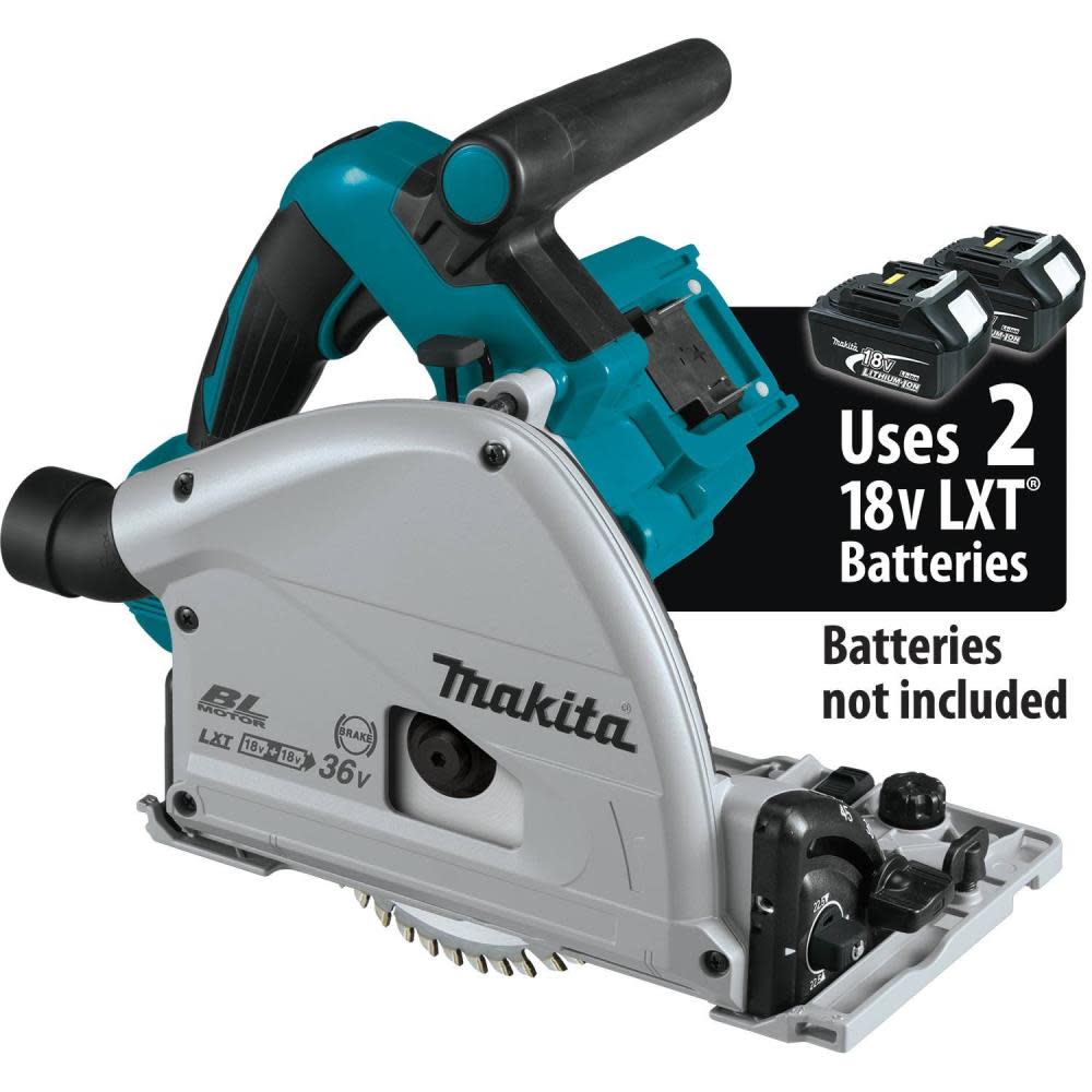 18V X2 LXT® Lithium-Ion (36V) Brushless Cordless 6-1/2 In. Plunge Circular Saw， with AWS， Tool Only