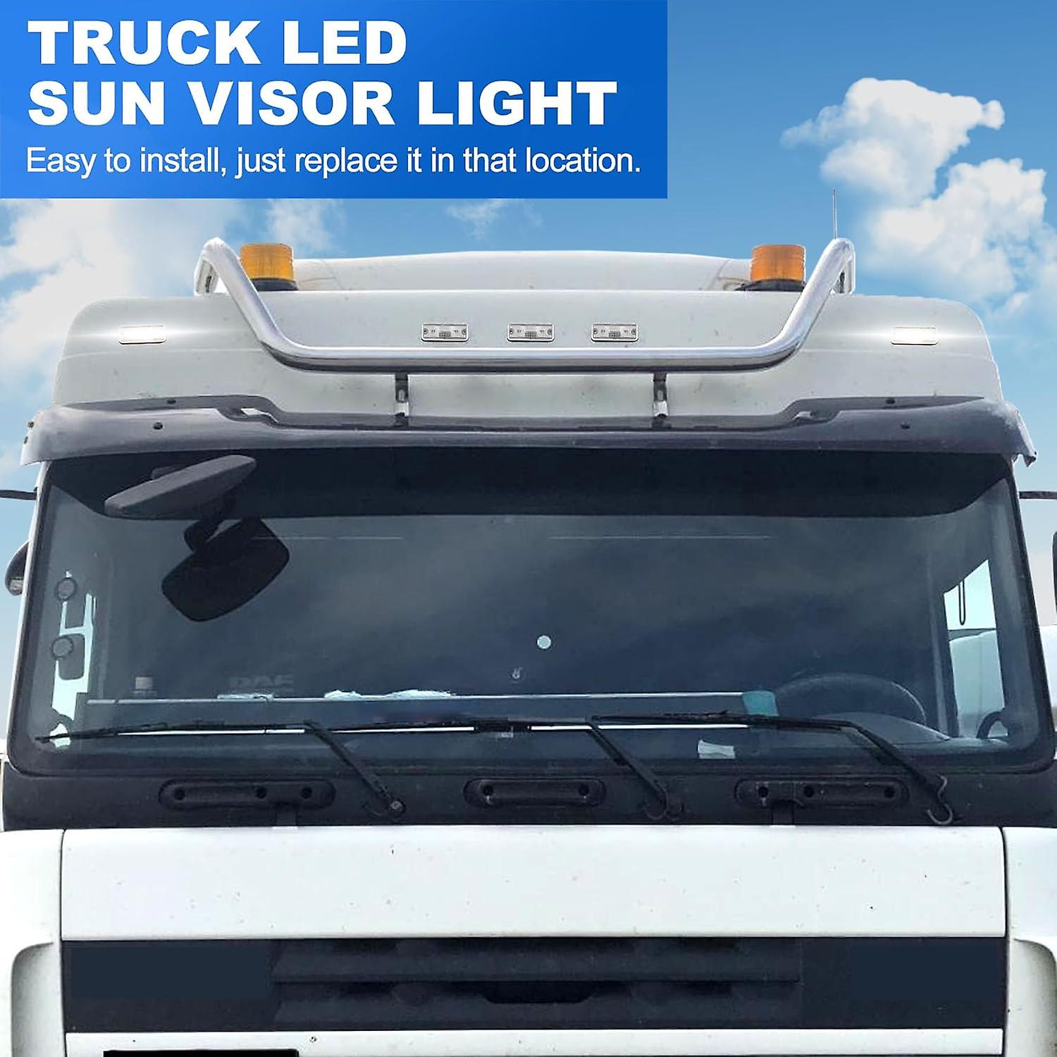 Truck Sun Visor LED Light 24V for Actros MP1 MP2 MP3， Roof Sunshade Light