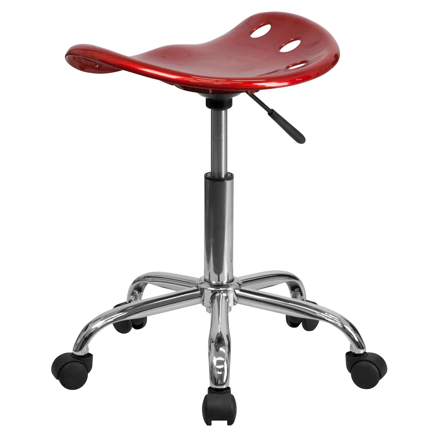 Flash Furniture Taylor Wine Red Tractor Seat Stool