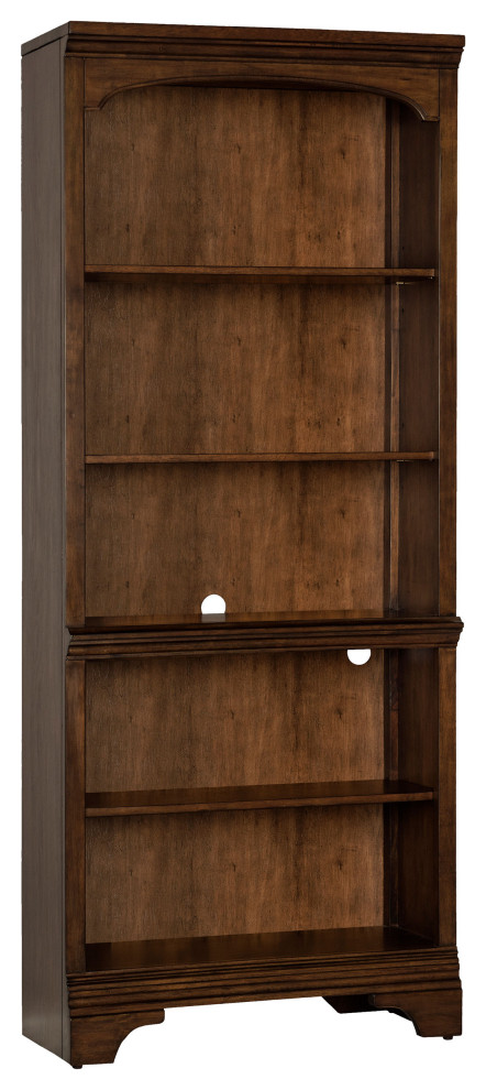 Hartshill 5 shelf Bookcase Burnished Oak   Modern   Bookcases   by Modon  Houzz