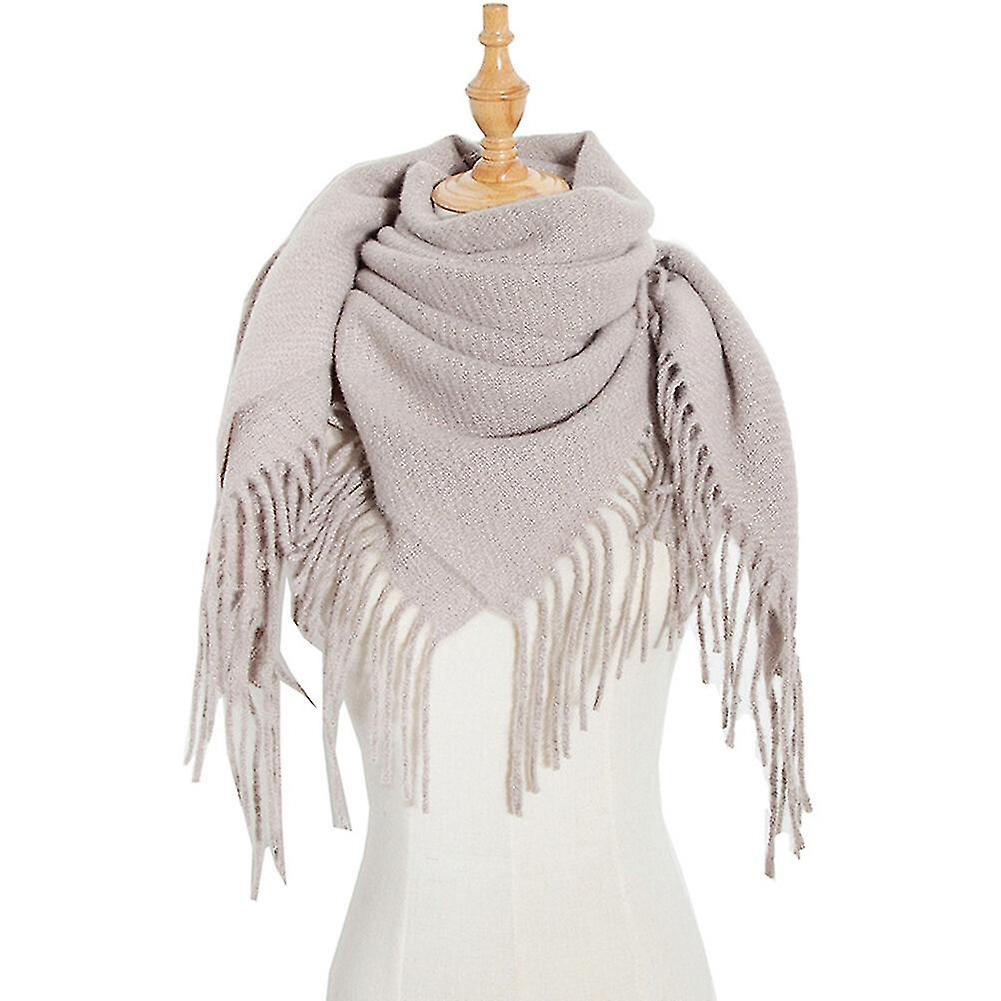 Winter  Check Box Wool Scarf For Women's