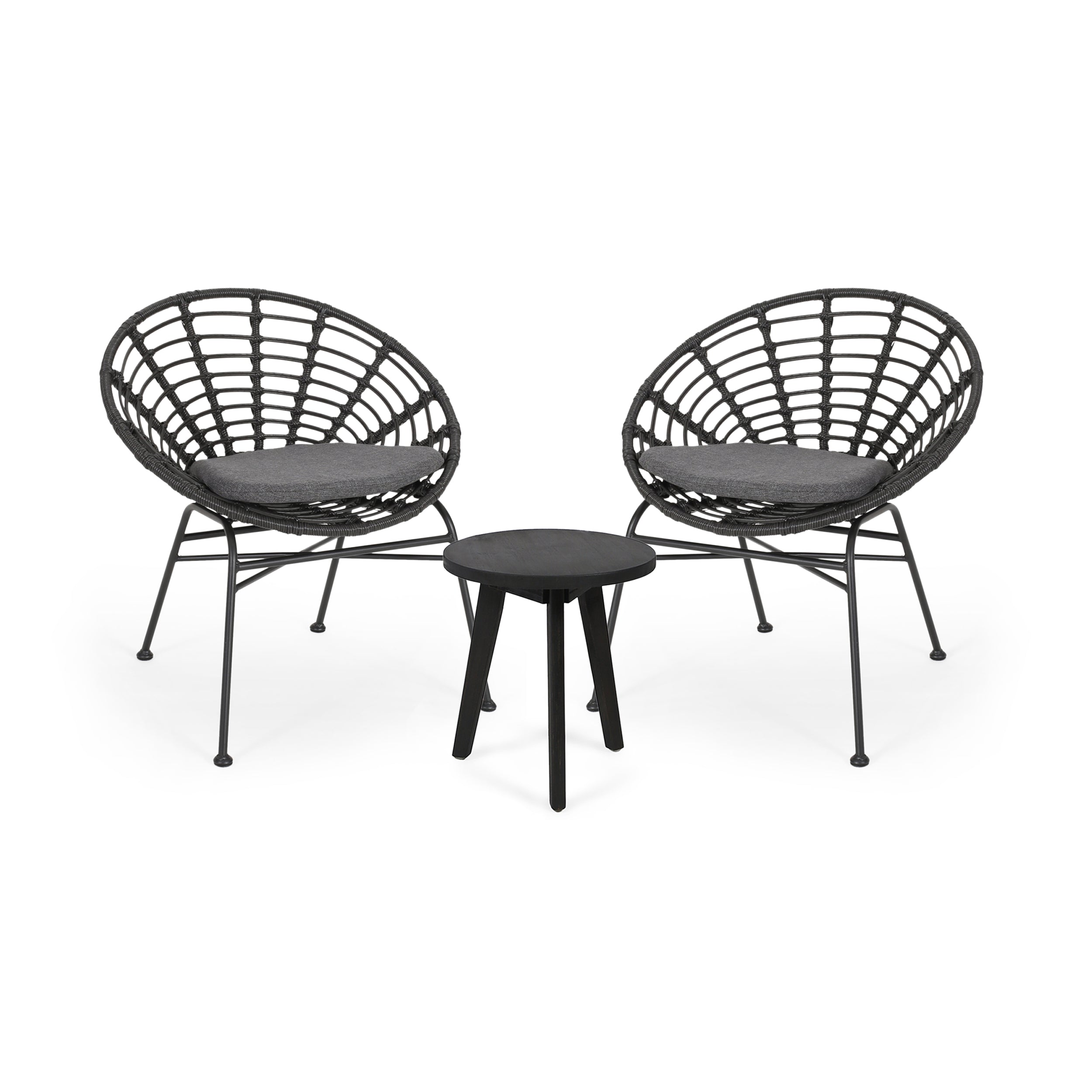 Mignon Outdoor 2 Seater Acacia Wood Chat Set